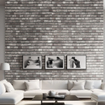 Giấy Dán Tường 3D Giả Gạch Phòng Khách HX-1106 Giấy Dán Tường 3D Giả Gạch Phòng Khách HX-1106