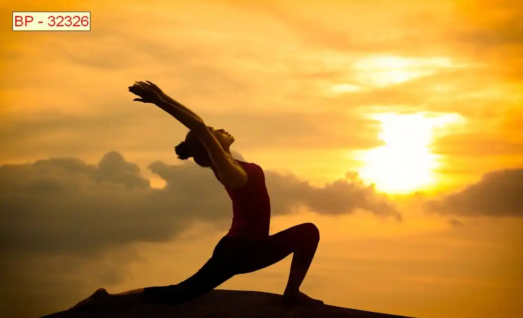 Tranh Dán Tường Phòng Tập Yoga Thiền Định BP-32326