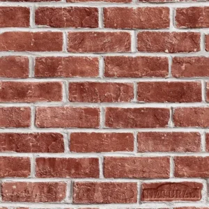 Giấy Dán Tường Giả Gạch Đỏ Siêu Đẹp Mẫu Mới 7837-4/119P