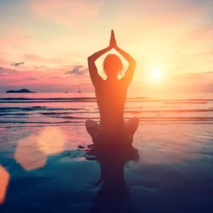 Tranh Dán Tường Phòng Tập Yoga Thiền Định BP-33838