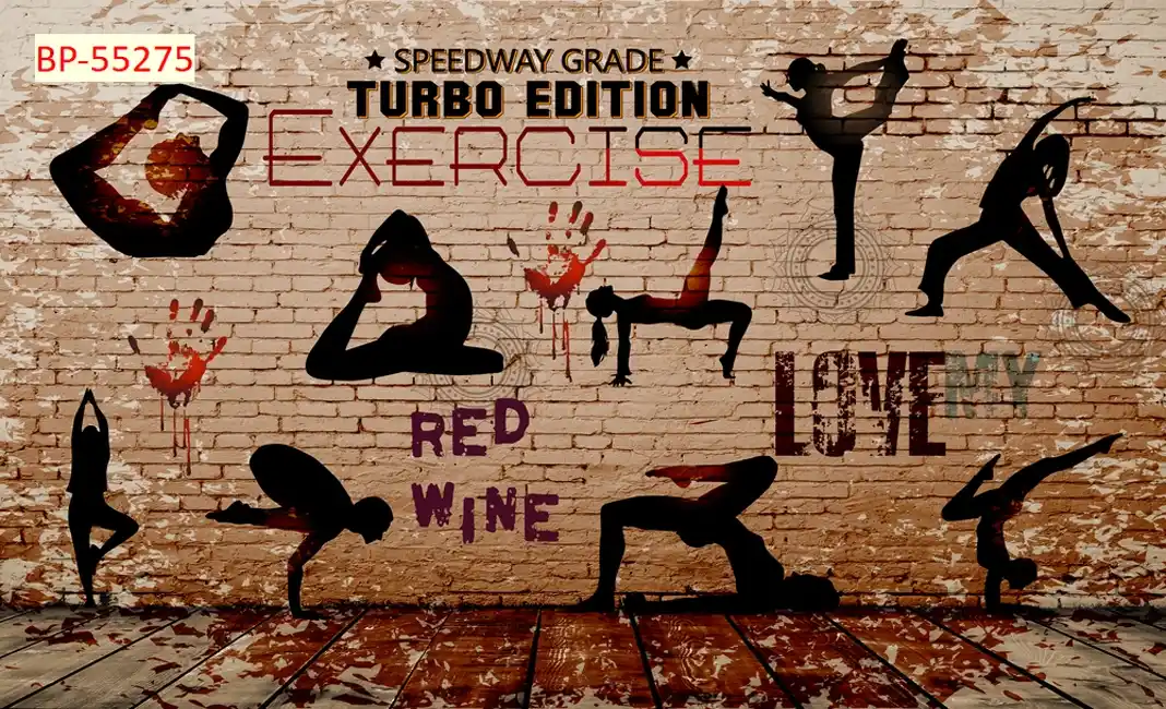 Tranh Dán Tường Phòng Tập Yoga Thiền Định BP-55275