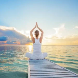 Tranh Dán Tường Phòng Tập Yoga Thiền Định BP-56862