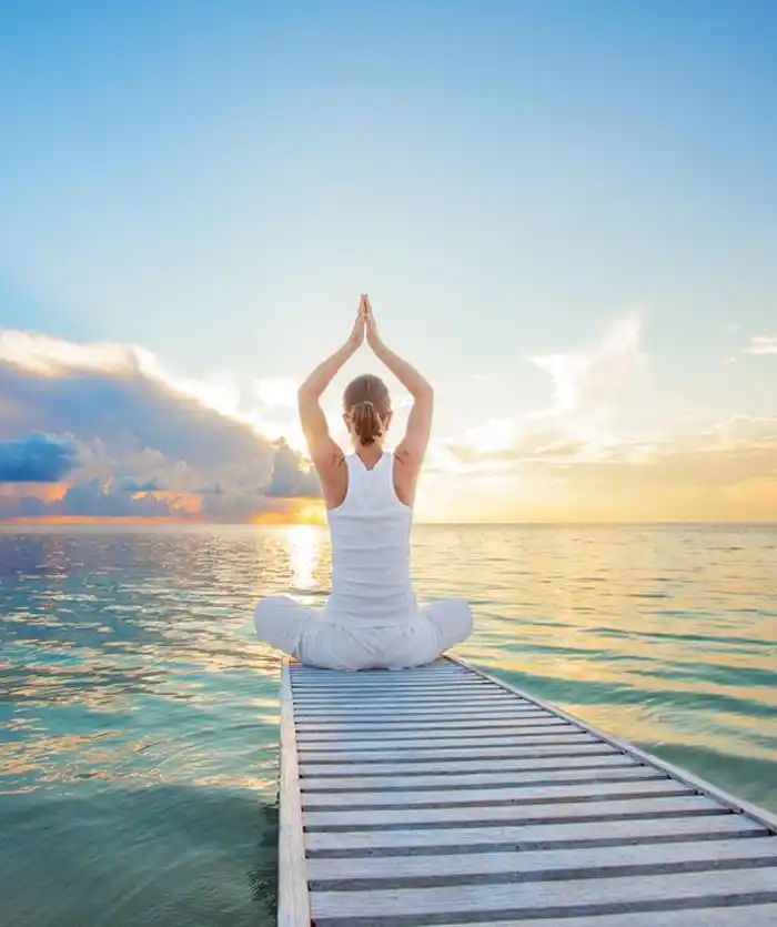 Tranh Dán Tường Phòng Tập Yoga Thiền Định BP-56862