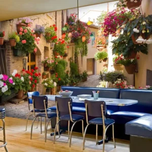 Tranh Dán Tường Phong Cảnh Đường Phố Châu Âu